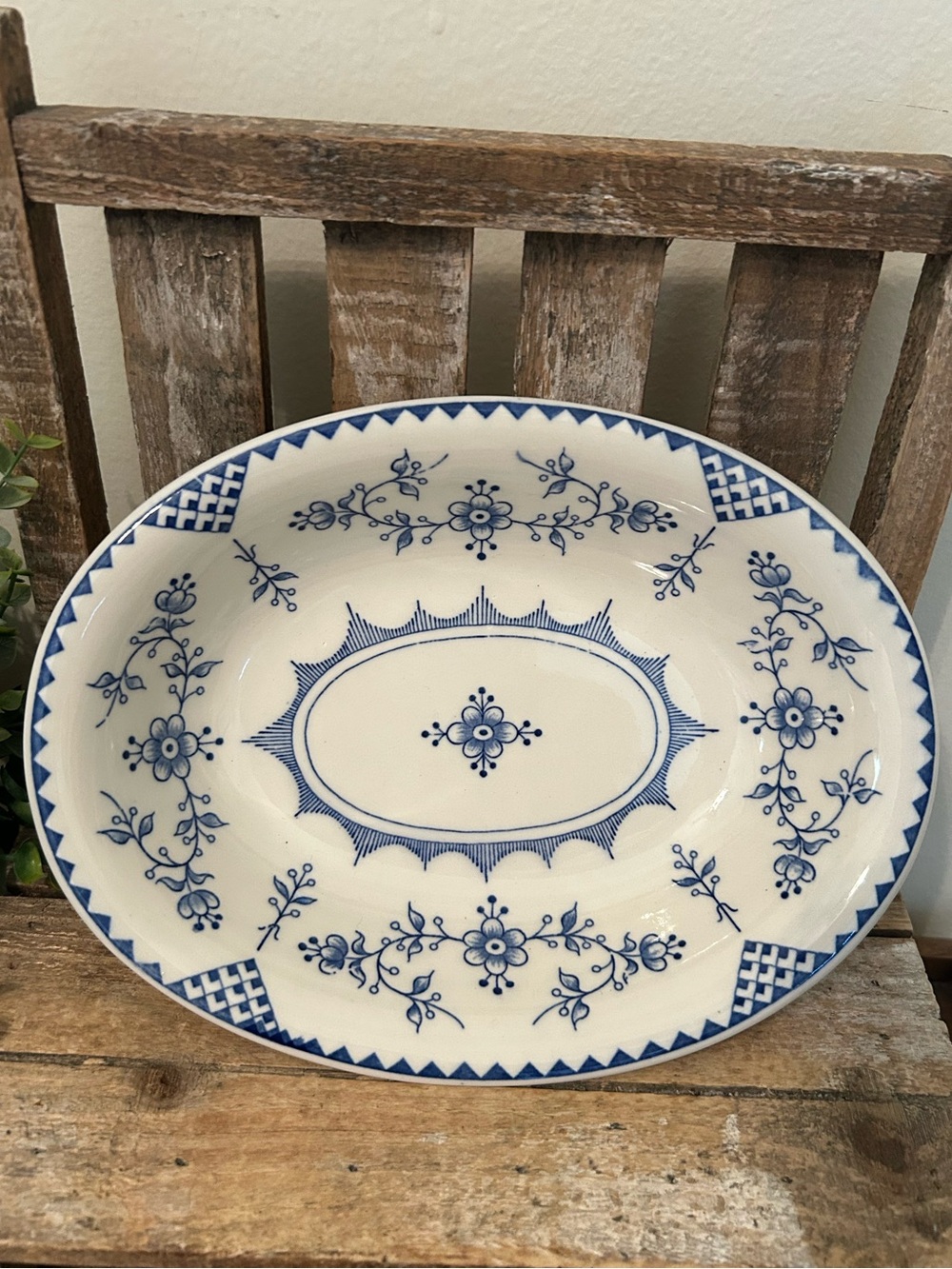 Blue Viking Blue Denmark 9” Vegetable Bowl